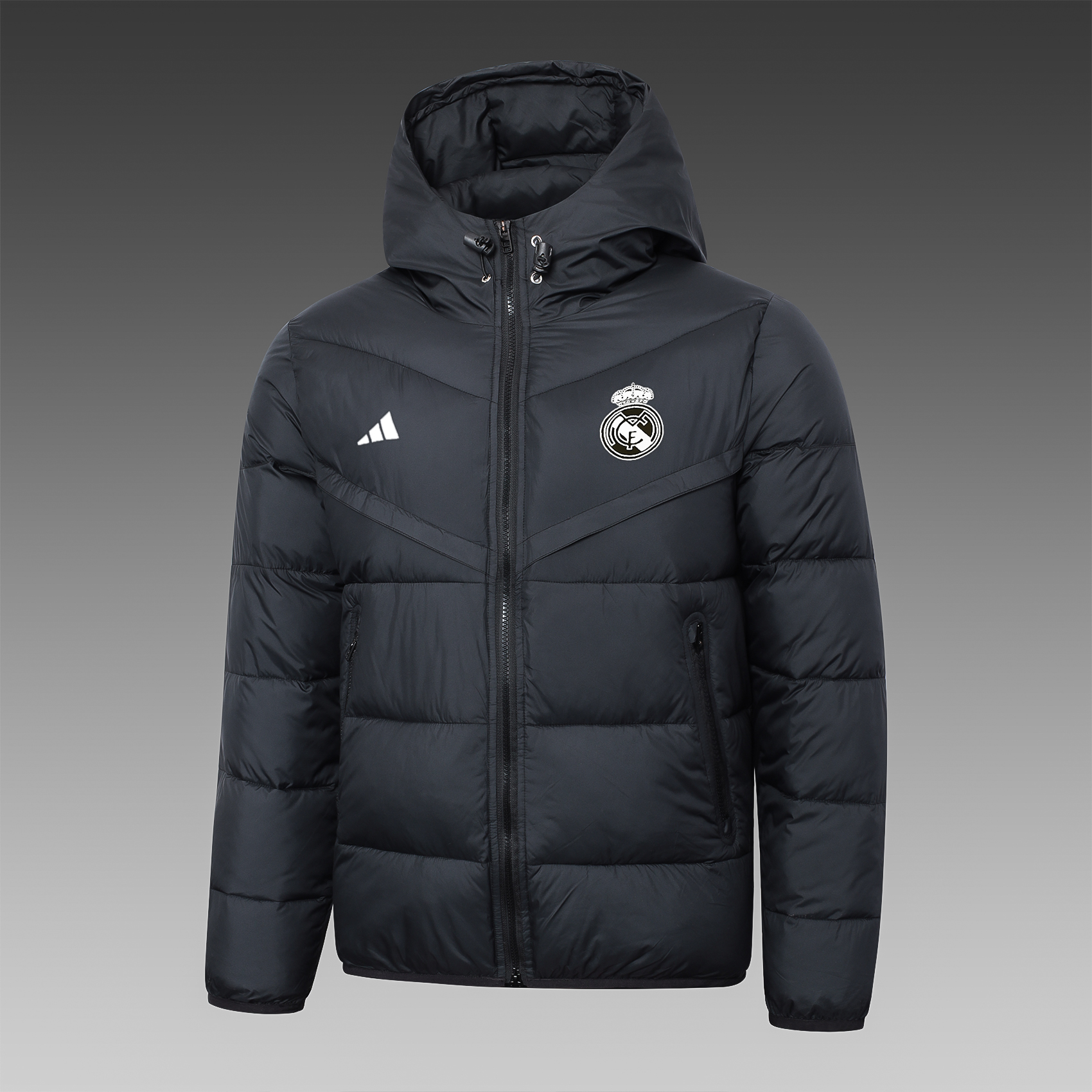 AAA Quality Real Madrid 23/24 Cotton Coat - Black